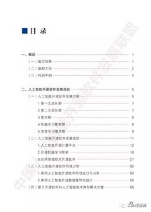 中国人工智能开源软件发展白皮书（2018） 聚焦人工智能应用软件开发